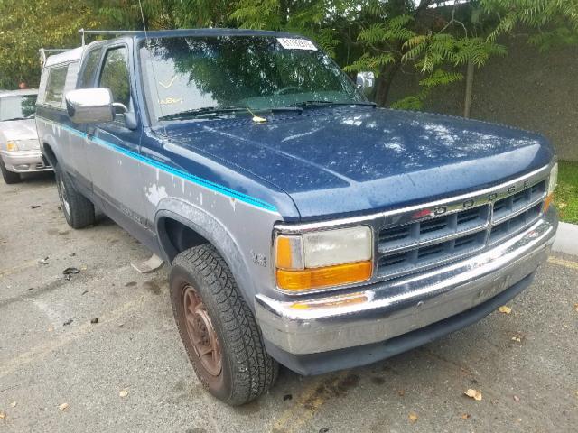 1B7GG23Y6PS281209 - 1993 DODGE DAKOTA TWO TONE photo 1