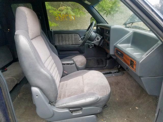 1B7GG23Y6PS281209 - 1993 DODGE DAKOTA TWO TONE photo 5