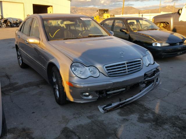 WDBRF92H37F921244 - 2007 MERCEDES-BENZ C 280 4MAT SILVER photo 1