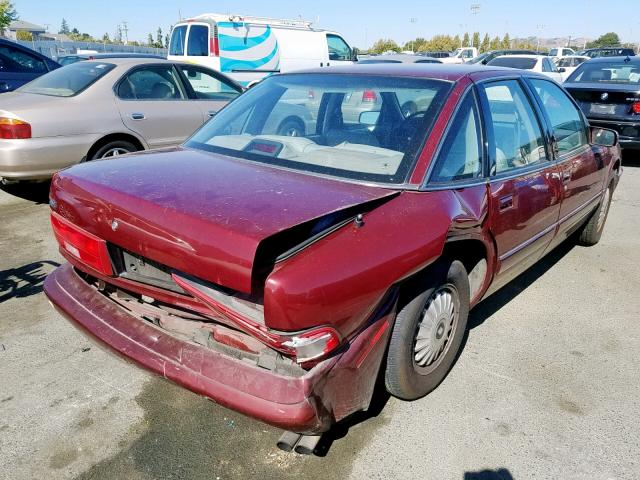 2G4WB52K5T1524362 - 1996 BUICK REGAL CUST RED photo 4