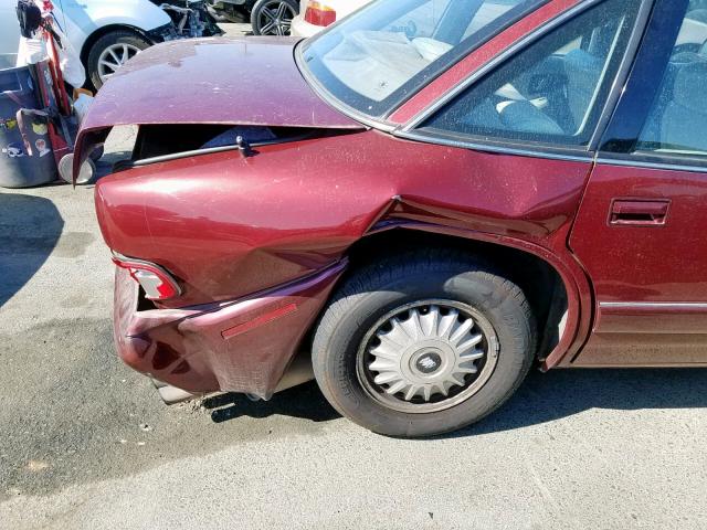 2G4WB52K5T1524362 - 1996 BUICK REGAL CUST RED photo 9