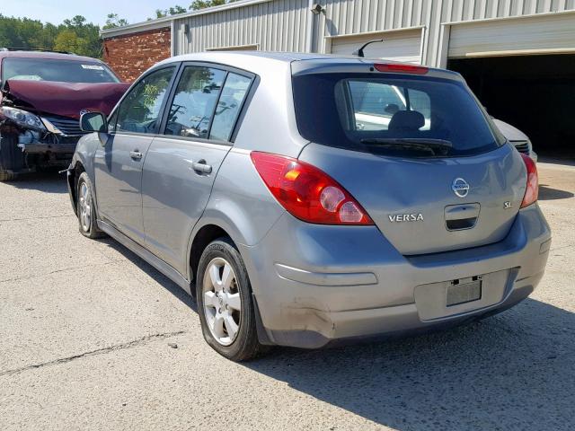 3N1BC13E27L429153 - 2007 NISSAN VERSA S SILVER photo 3