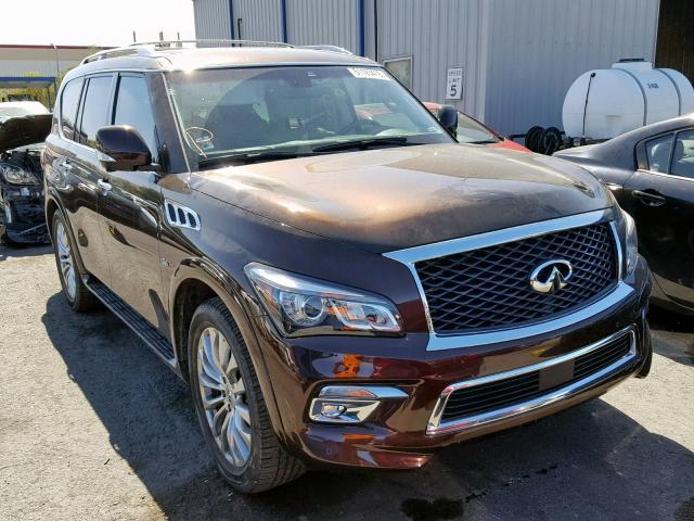 JN8AZ2NE1H9154030 - 2017 INFINITI QX80 BASE BROWN photo 1