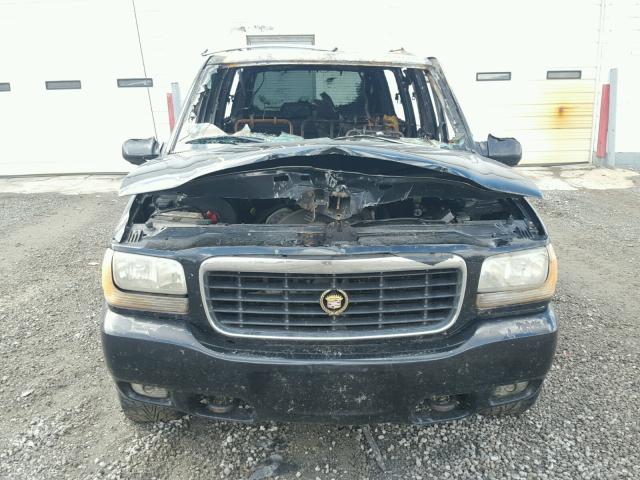 1GYEK13R8XR404745 - 1999 CADILLAC ESCALADE BLACK photo 9