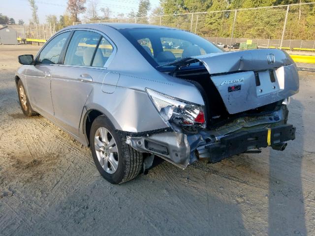 1HGCP26479A058405 - 2009 HONDA ACCORD LXP SILVER photo 3