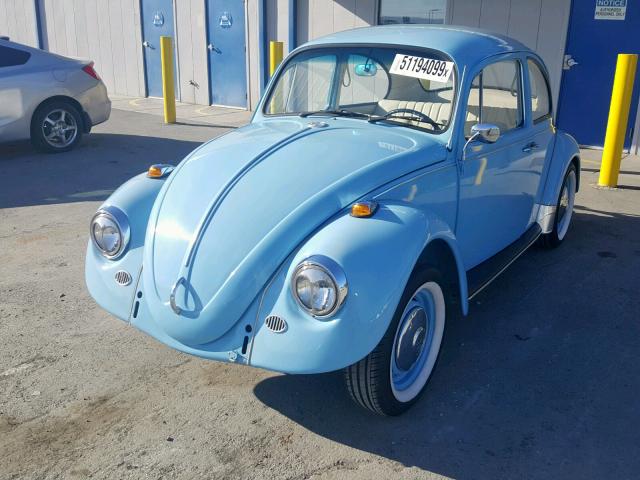 117381024 - 1967 VOLKSWAGEN BEATLE BLUE photo 2