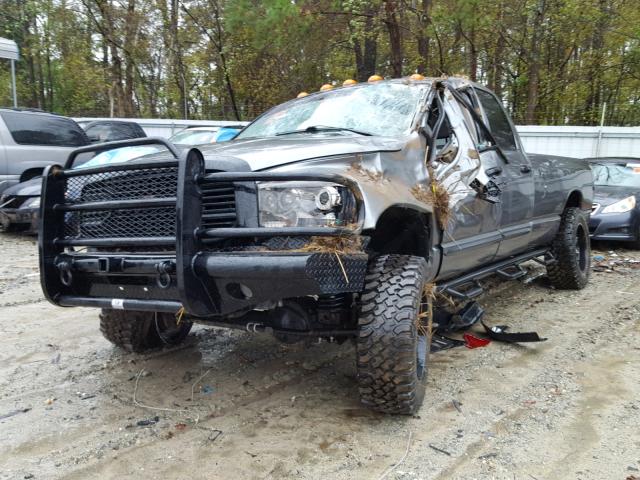 1D7KS28C06J123688 - 2006 DODGE RAM 2500 S GRAY photo 2