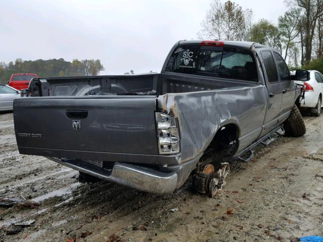 1D7KS28C06J123688 - 2006 DODGE RAM 2500 S GRAY photo 4