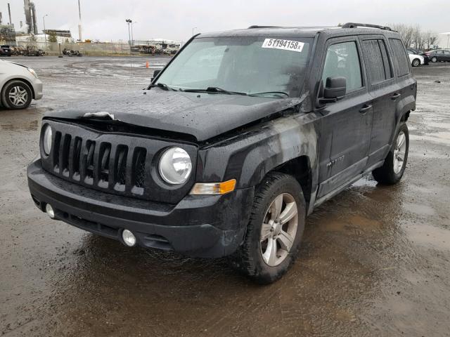 1J4NF2GB7BD115305 - 2011 JEEP PATRIOT BLACK photo 2