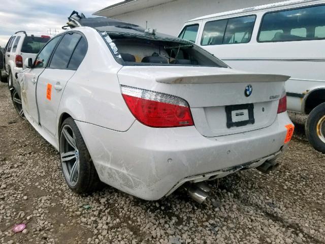 WBANW53548CT49761 - 2008 BMW 550 I WHITE photo 3