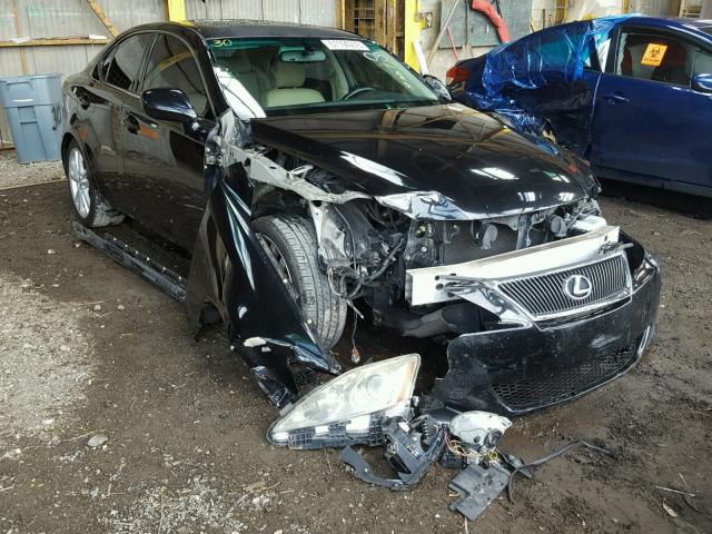 JTHBK262275034265 - 2007 LEXUS IS 250 BLACK photo 1