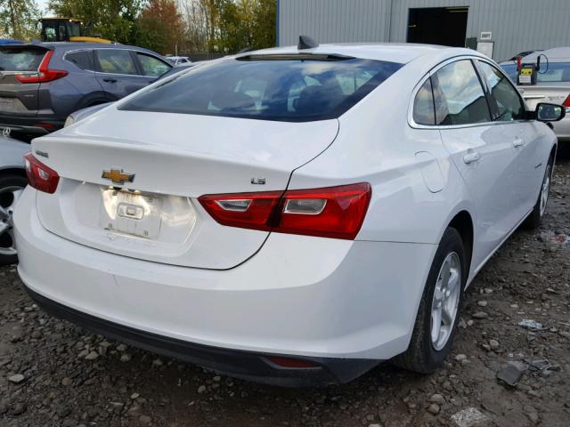 1G1ZB5ST6GF283817 - 2016 CHEVROLET MALIBU LS 白色 照片 4