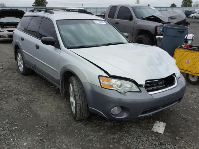 4S4BP61C467333121 - 2006 SUBARU LEGACY OUT SILVER photo 1