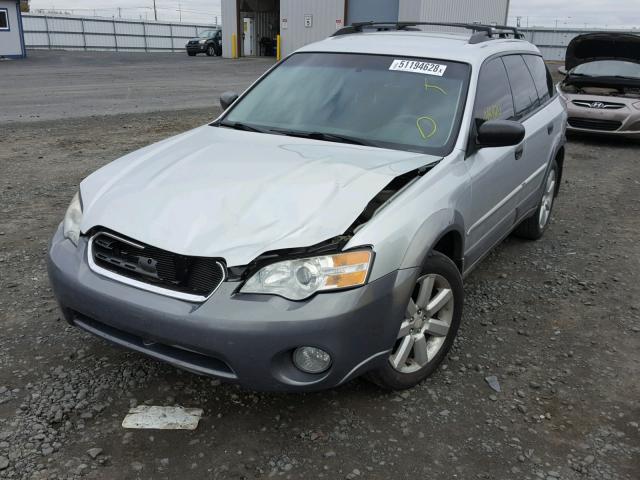 4S4BP61C467333121 - 2006 SUBARU LEGACY OUT SILVER photo 2