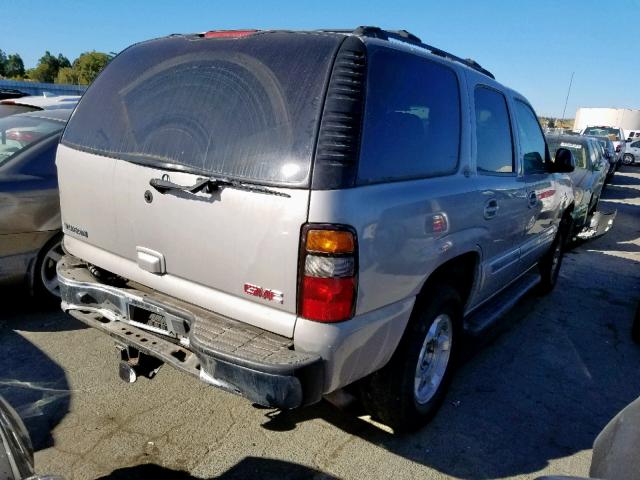 1GKEK13T65J206330 - 2005 GMC YUKON WHITE photo 4