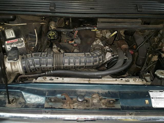 1FMDA41X5NZA45273 - 1992 FORD AEROSTAR GREEN photo 7