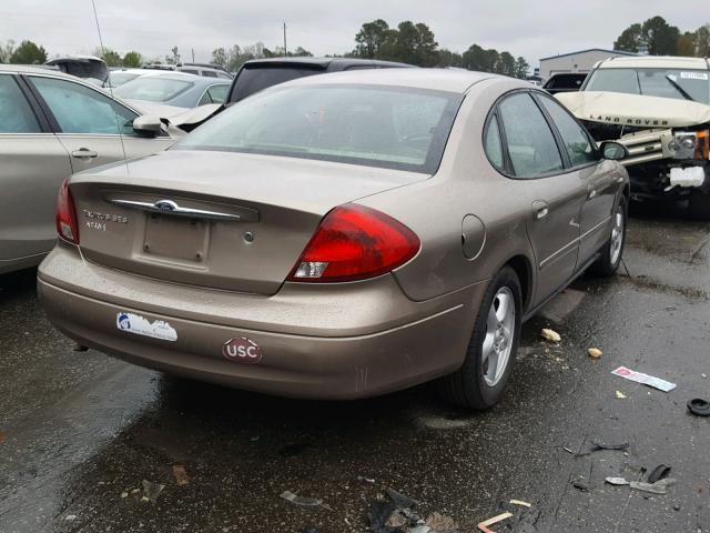 1FAFP55U33A275378 - 2003 FORD TAURUS SES BEIGE photo 4