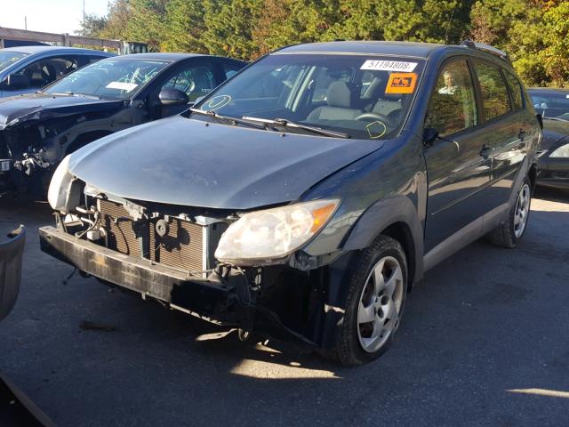 5Y2SL65828Z415412 - 2008 PONTIAC VIBE BLUE photo 2