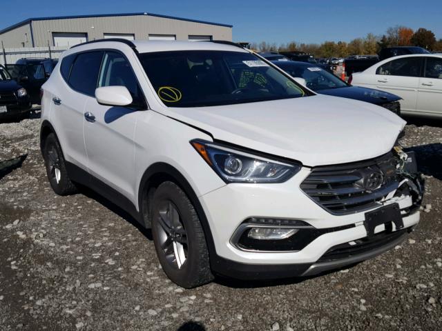 5XYZU3LB2HG445727 - 2017 HYUNDAI SANTA FE S WHITE photo 1