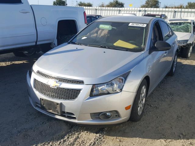 1G1PA5SG4E7363167 - 2014 CHEVROLET CRUZE LS SILVER photo 2