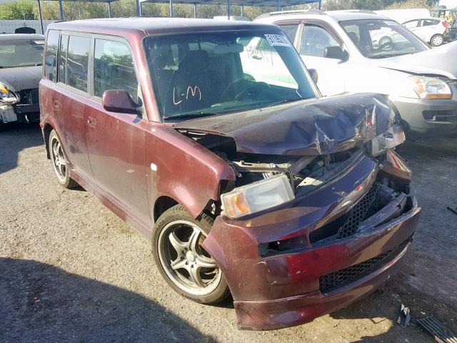 JTLKT324364051449 - 2006 TOYOTA SCION XB Бордовый фото 1