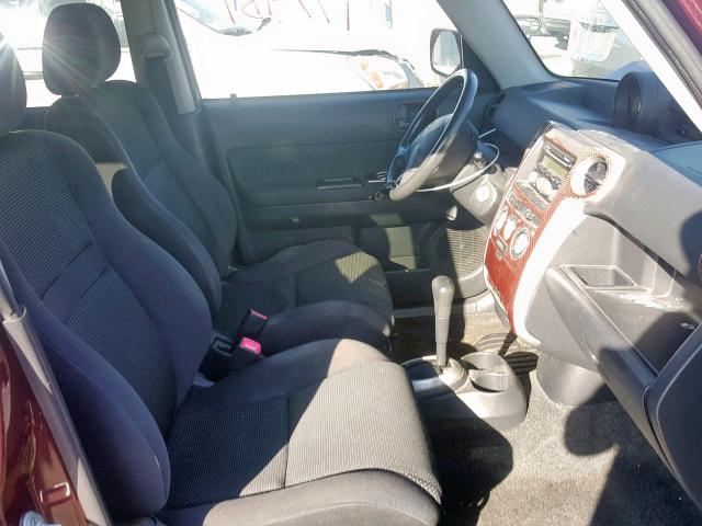 JTLKT324364051449 - 2006 TOYOTA SCION XB Бордовый фото 5