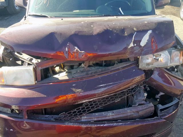 JTLKT324364051449 - 2006 TOYOTA SCION XB Бордовый фото 7