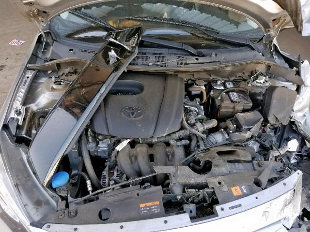 3MYDLBZV8GY124621 - 2016 TOYOTA SCION IA SILVER photo 7