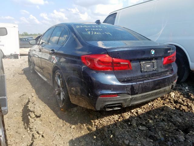 WBAJB9C51JG463765 - 2018 BMW M550XI BLACK photo 3