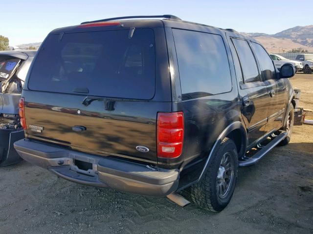 1FMRU15W72LA07880 - 2002 FORD EXPEDITION BLACK photo 4