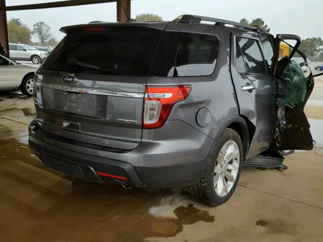 1FM5K7F83EGB06961 - 2014 FORD EXPLORER L GRAY photo 4