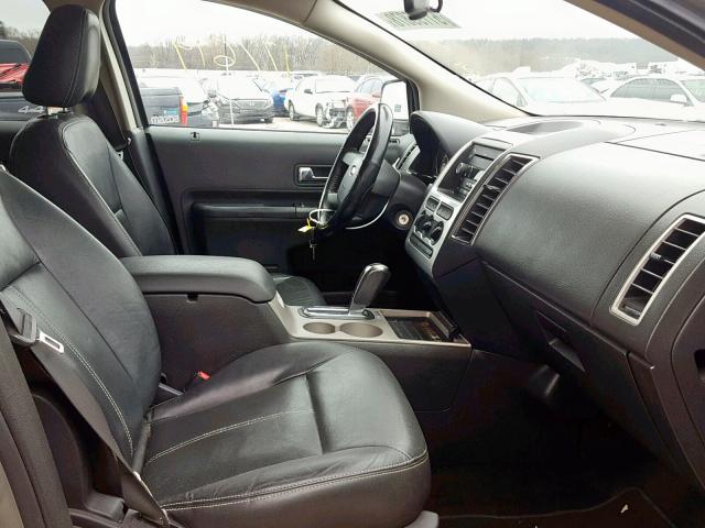 2FMDK38C38BB08890 - 2008 FORD EDGE SEL GRAY photo 5