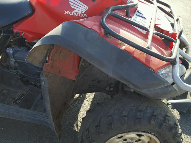 1HFTE260194803011 - 2009 HONDA TRX500 FA RED photo 10