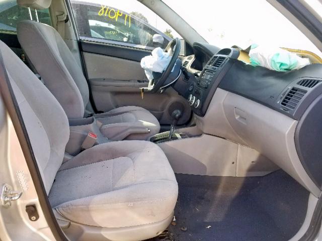 KNAFE122085544591 - 2008 KIA SPECTRA EX SILVER photo 5