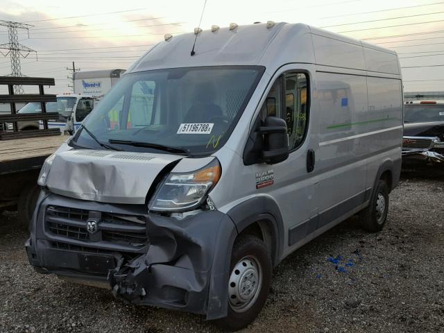 3C6TRVCG7HE514916 - 2017 RAM PROMASTER 银色 照片 2