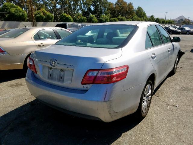 4T4BE46K48R015424 - 2008 TOYOTA CAMRY CE SILVER photo 4