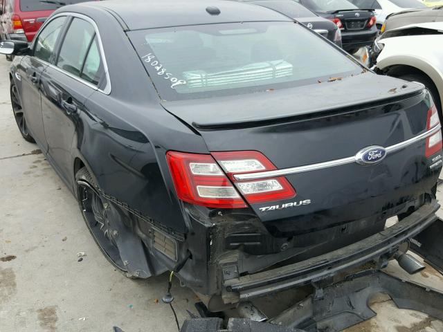 1FAHP2E8XEG140618 - 2014 FORD TAURUS SEL BLACK photo 3