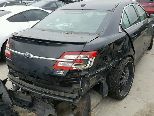 1FAHP2E8XEG140618 - 2014 FORD TAURUS SEL BLACK photo 4