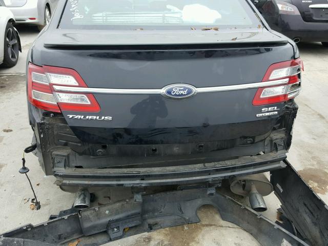 1FAHP2E8XEG140618 - 2014 FORD TAURUS SEL BLACK photo 9