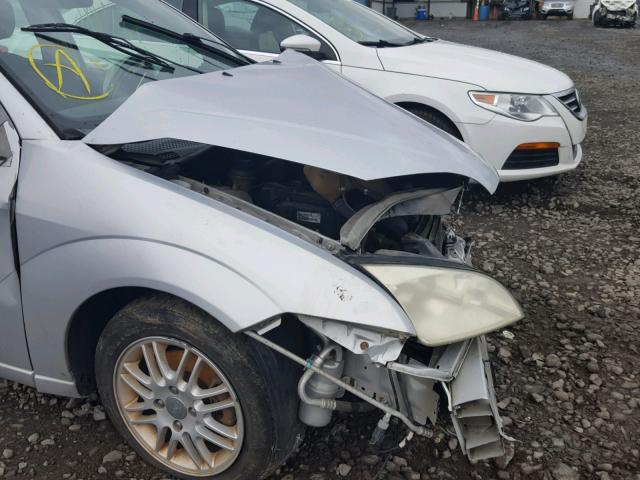 1FAFP34N66W103500 - 2006 FORD FOCUS ZX4 SILVER photo 9