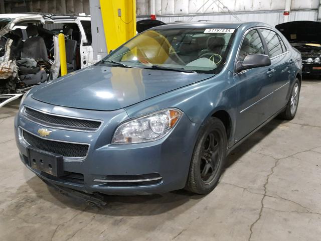 1G1ZG57B59F212760 - 2009 CHEVROLET MALIBU LS 绿色 照片 2