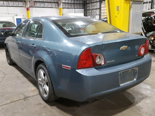 1G1ZG57B59F212760 - 2009 CHEVROLET MALIBU LS 绿色 照片 3