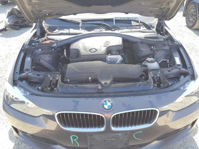 WBA3C1C52EK116634 - 2014 BMW 328 I SULE BROWN photo 7