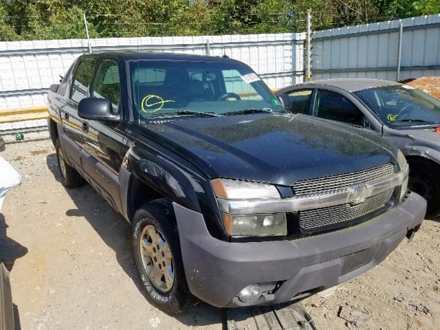 3GNEK13T73G113091 - 2003 CHEVROLET AVALANCHE BLACK photo 1