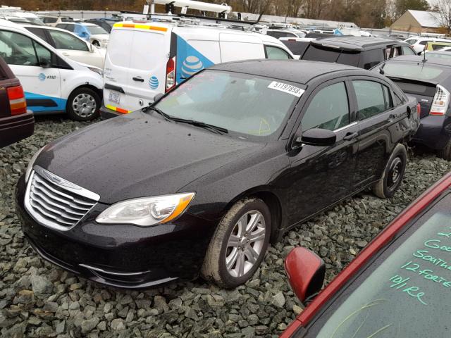 1C3CCBBB3DN696137 - 2013 CHRYSLER 200 TOURIN BLACK photo 2