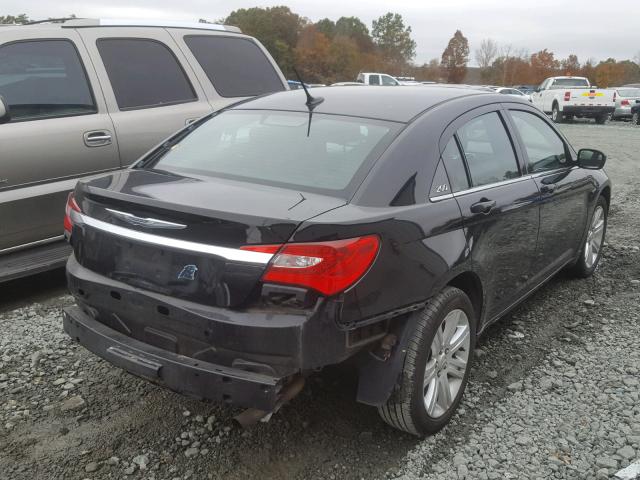 1C3CCBBB3DN696137 - 2013 CHRYSLER 200 TOURIN BLACK photo 4