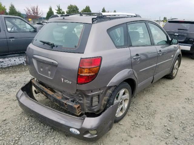 5Y2SL62844Z433912 - 2004 PONTIAC VIBE CHARCOAL photo 4