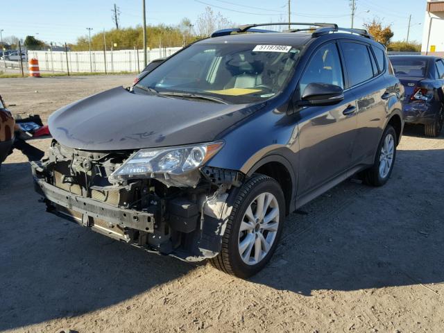 2T3DFREV3EW160398 - 2014 TOYOTA RAV4 LIMIT GRAY photo 2