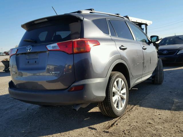 2T3DFREV3EW160398 - 2014 TOYOTA RAV4 LIMIT GRAY photo 4