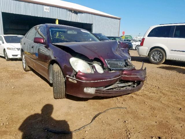 JT8BD69S030176781 - 2003 LEXUS GS 300 MAROON photo 1